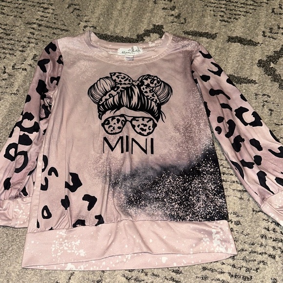 Girls Marie Nicole Mini Cheetah Print shirt size L fits a 6/7 IMO - Picture 1 of 3
